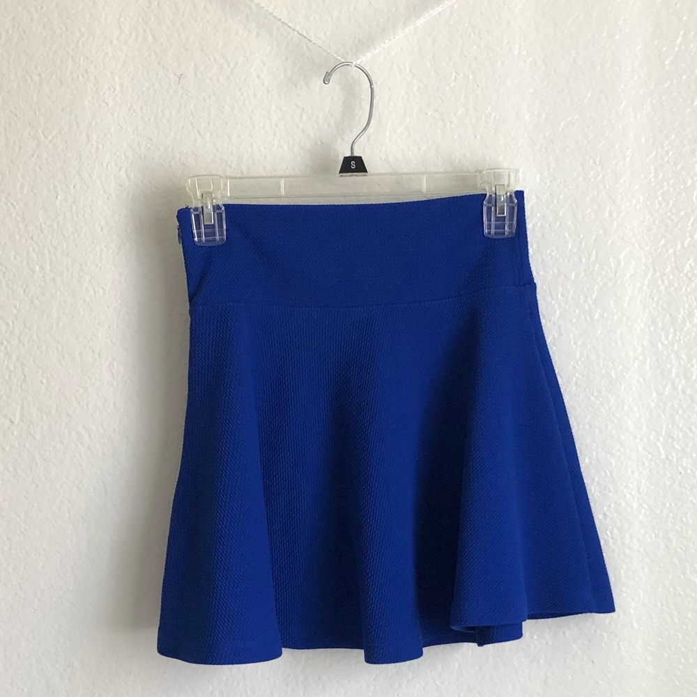 Blue Mini Skirt